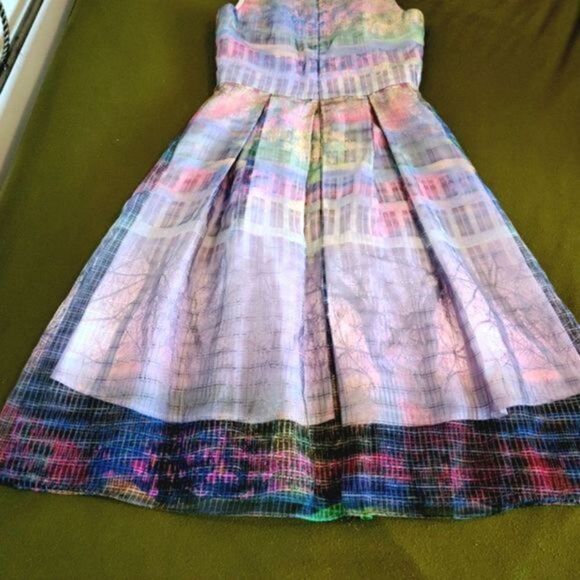 Cynthia Steffe Fit/Flare‎ Cityscape Print Dress - Picture 8 of 14